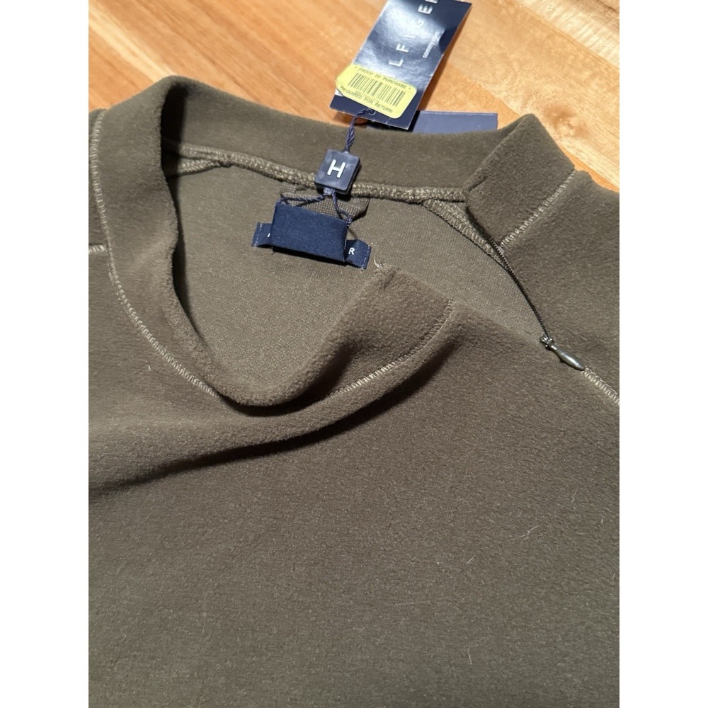 Vintage Tommy Hilfiger Fleece Pullover Pocket Army NWT PG7087 Fall 2000 XXL - Picture 7 of 8
